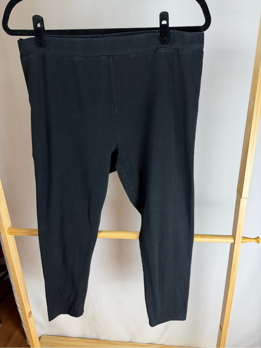 Style & Co 3X Black Pull On Stretch Pants Cropped Leggings Plus Size